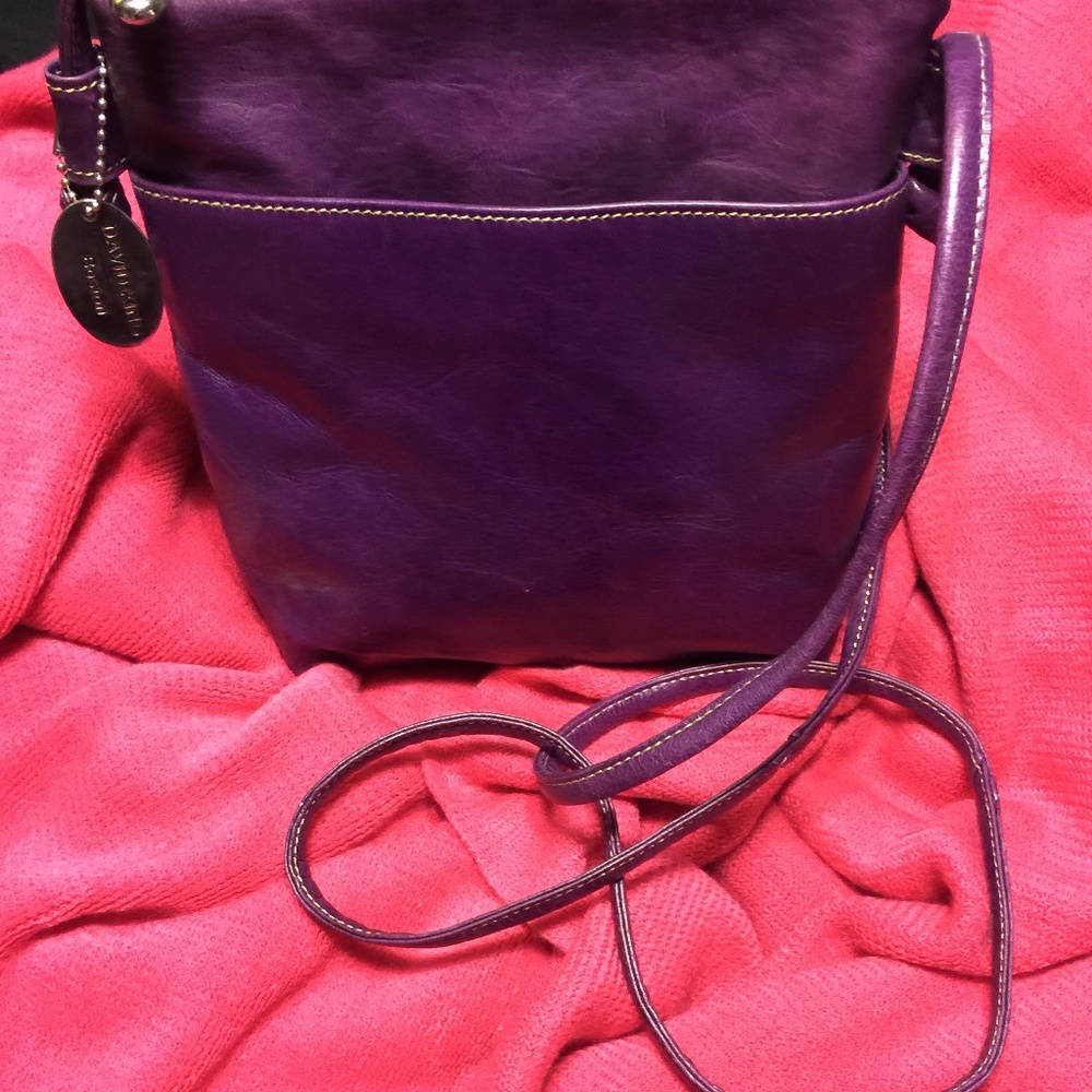 PURPLE LEATHER Crossbody Bag ON SALE
